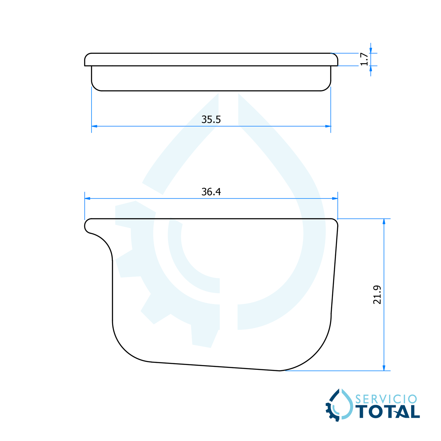 Tapa para Filtro Desnatador para Spa Octagon-Miami-Ocean-Dubai
