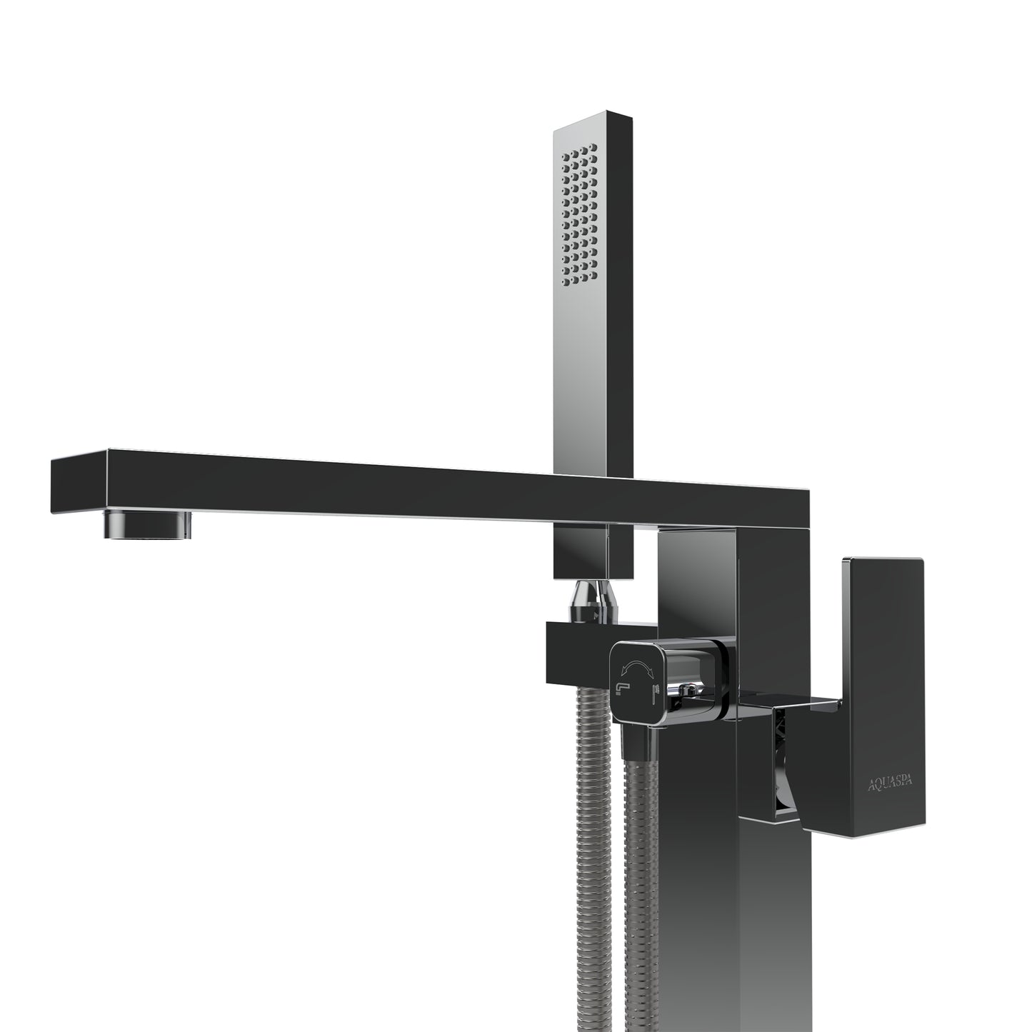 Llave de pedestal T-001 Aquaspa™ con ducha de mano