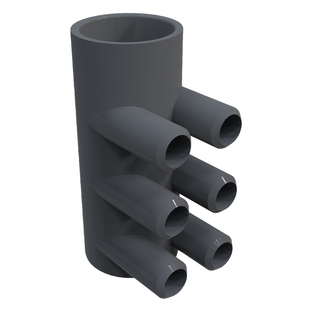 Manifold de 6 puertos 3/4" a 1.5" cerrado (Jacuzzi)