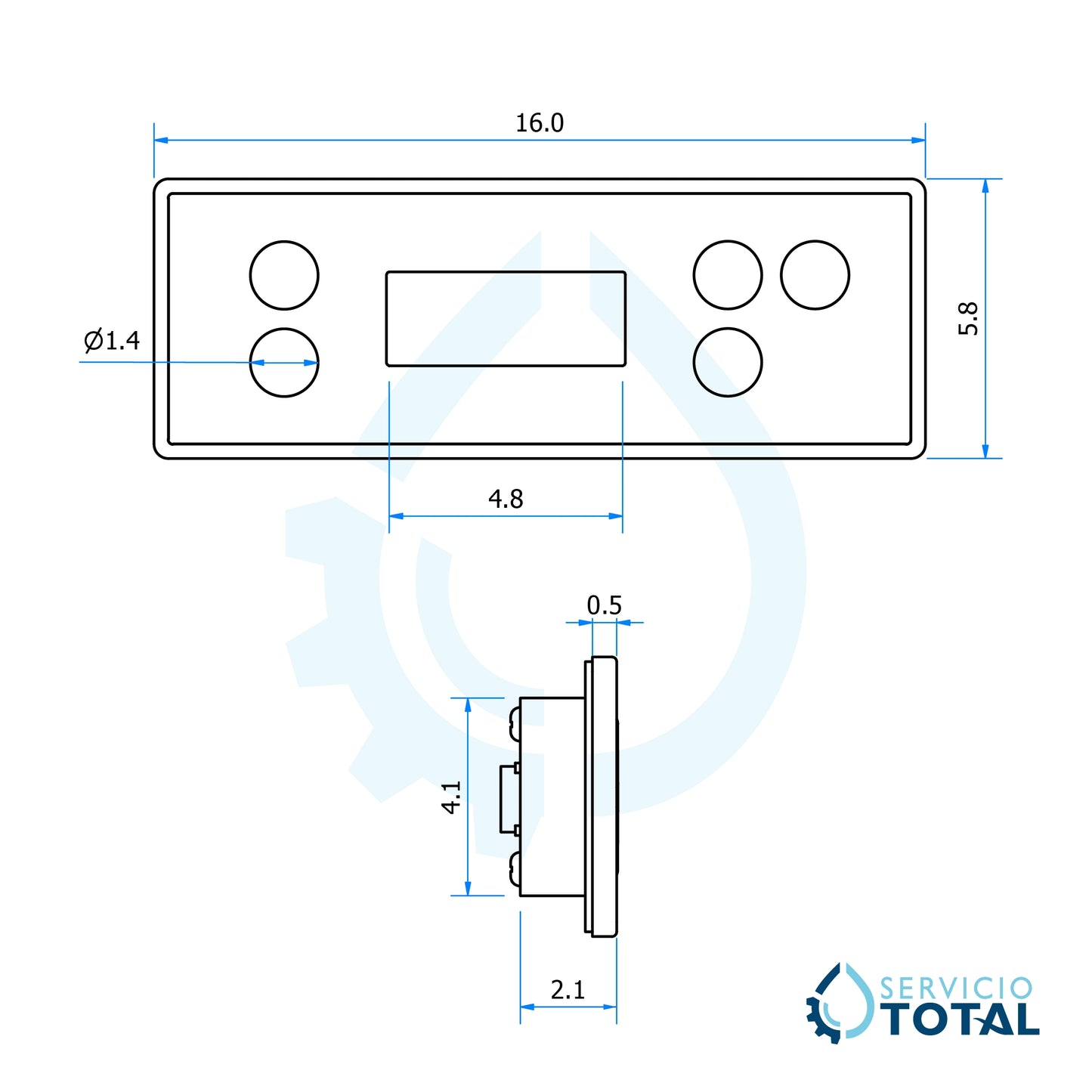 Panel de Control Eléctrico TP500