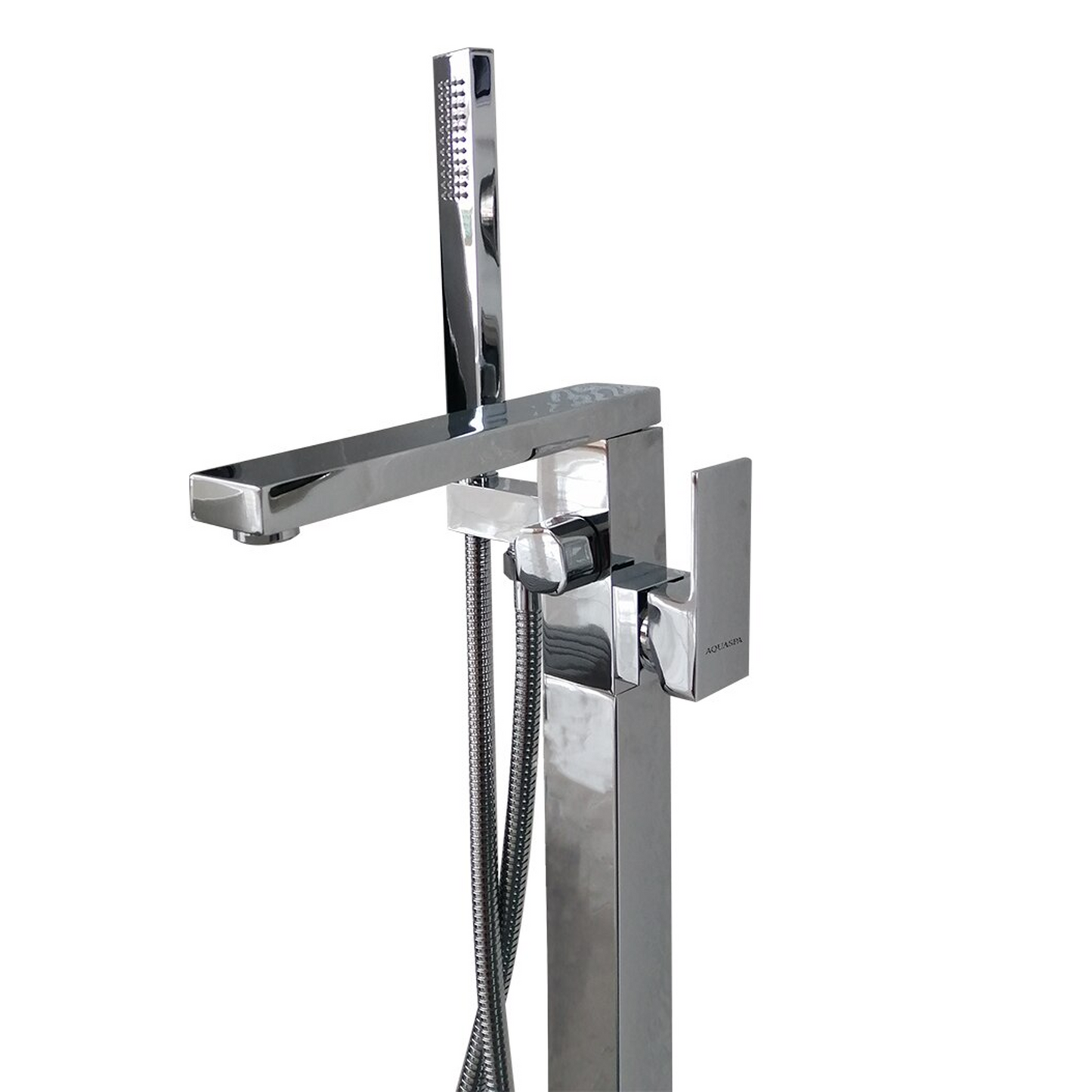 Llave de pedestal T-001 Aquaspa™ con ducha de mano
