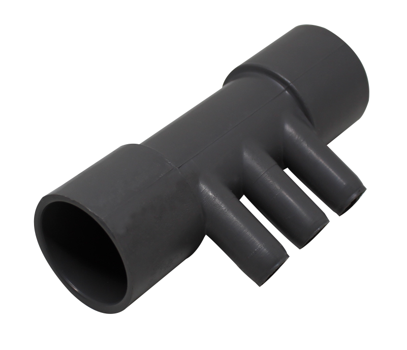 Cople de 1" con 3 salidas