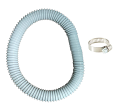 Manguera flexible 1-1/4" con abrazadera
