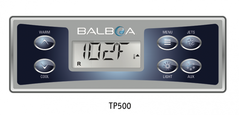 Panel de control Balboa TP500