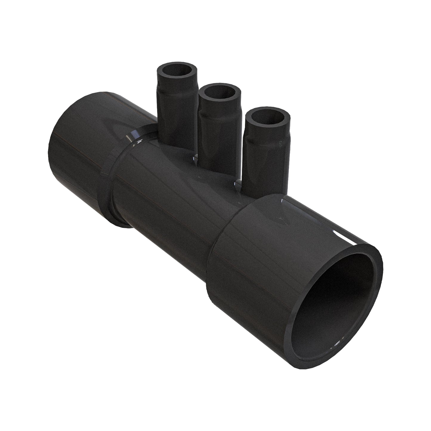 Cople de 1" con 3 salidas