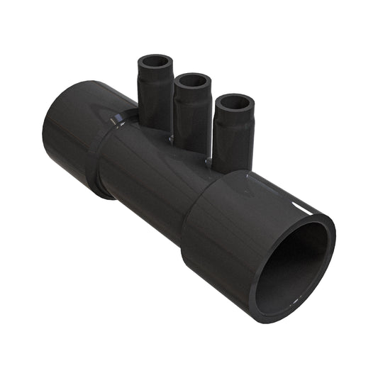 Cople de 1" con 3 salidas