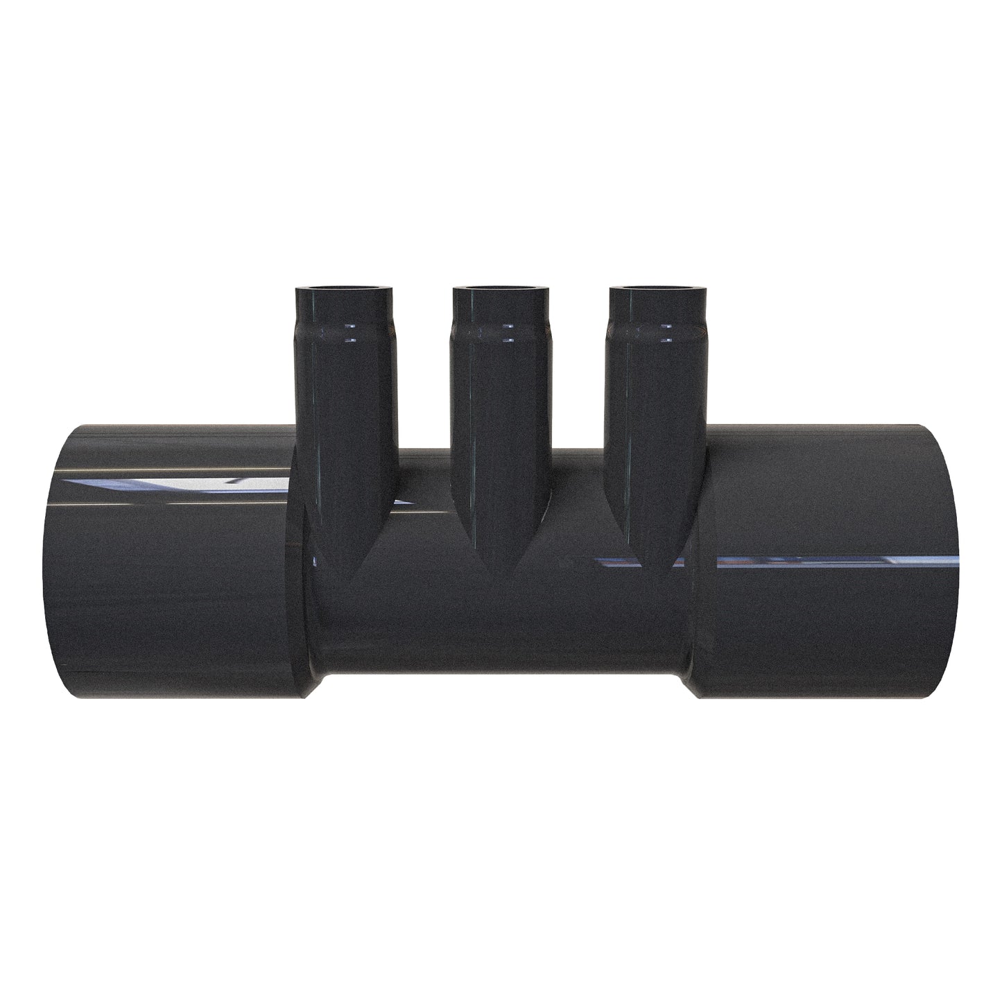 Cople de 1" con 3 salidas