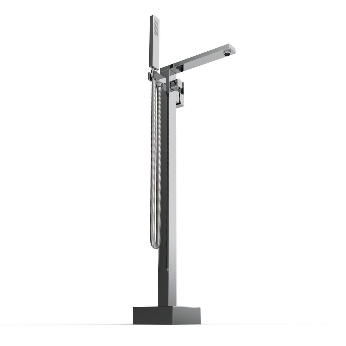 Llave de pedestal T-001 Aquaspa con ducha de mano – vista 2