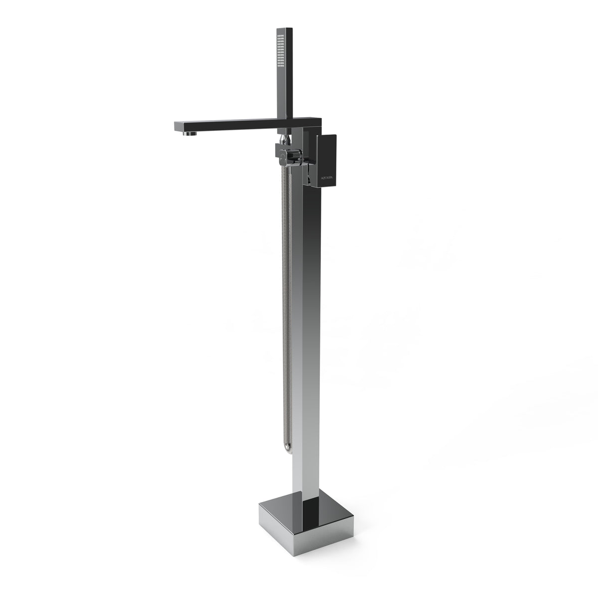 Llave de pedestal T-001 Aquaspa con ducha de mano