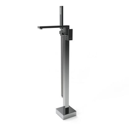 Llave de pedestal T-001 Aquaspa™ con ducha de mano