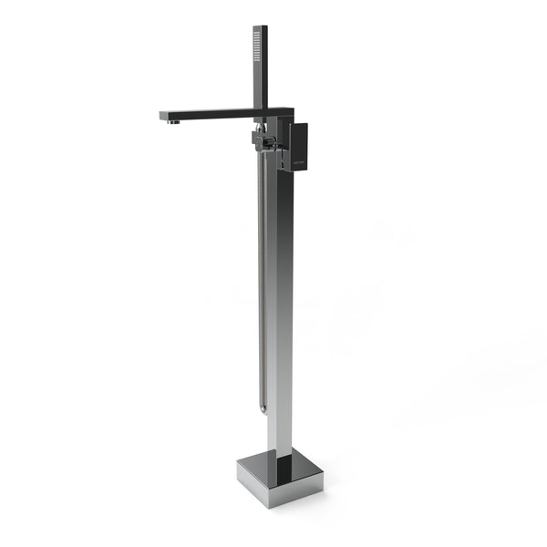 Llave de pedestal T-001 Aquaspa con ducha de mano