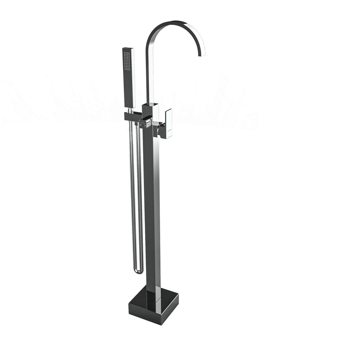 Llave de pedestal T-002 Aquaspa con ducha de mano – vista 2