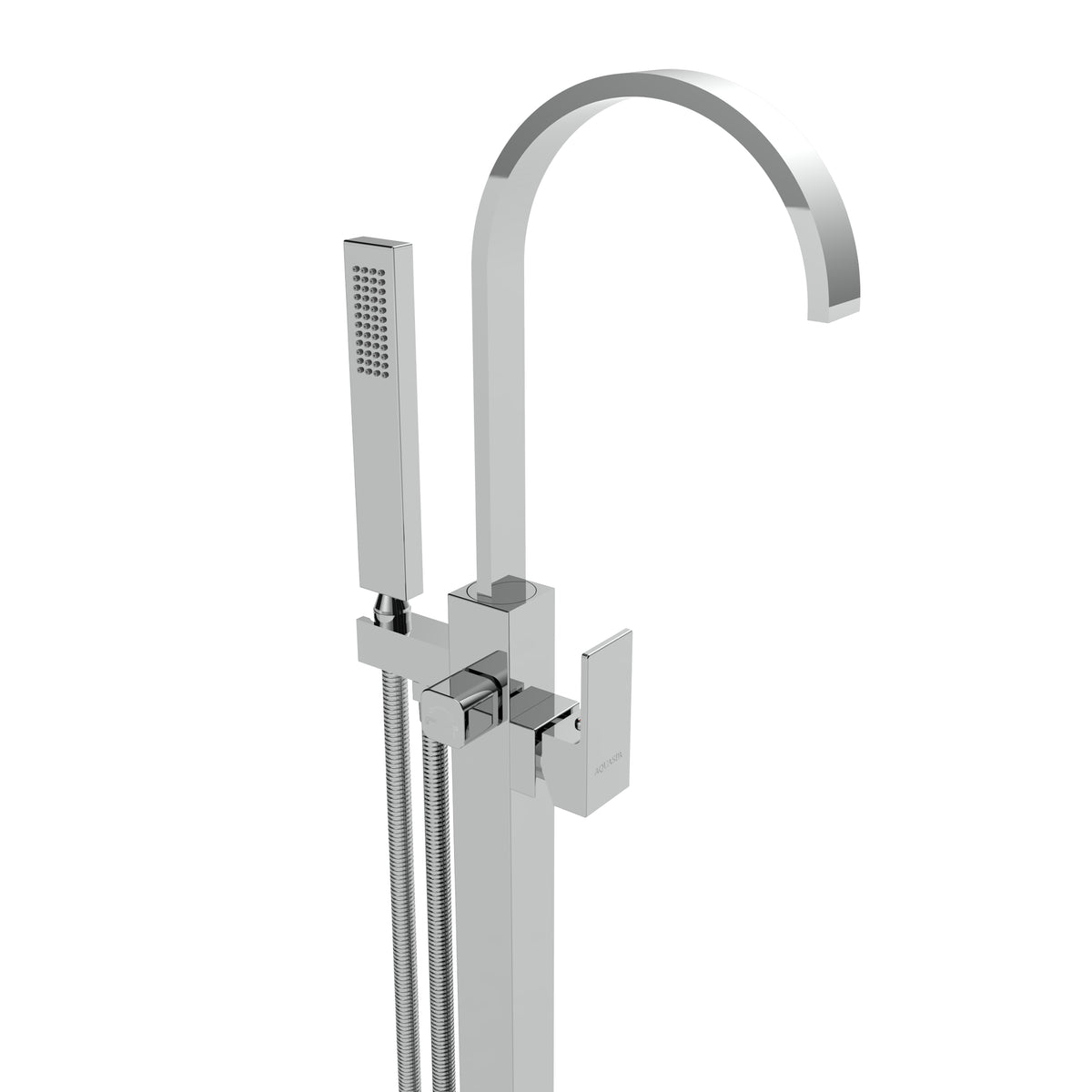 Llave de pedestal T-002 Aquaspa con ducha de mano – vista 3