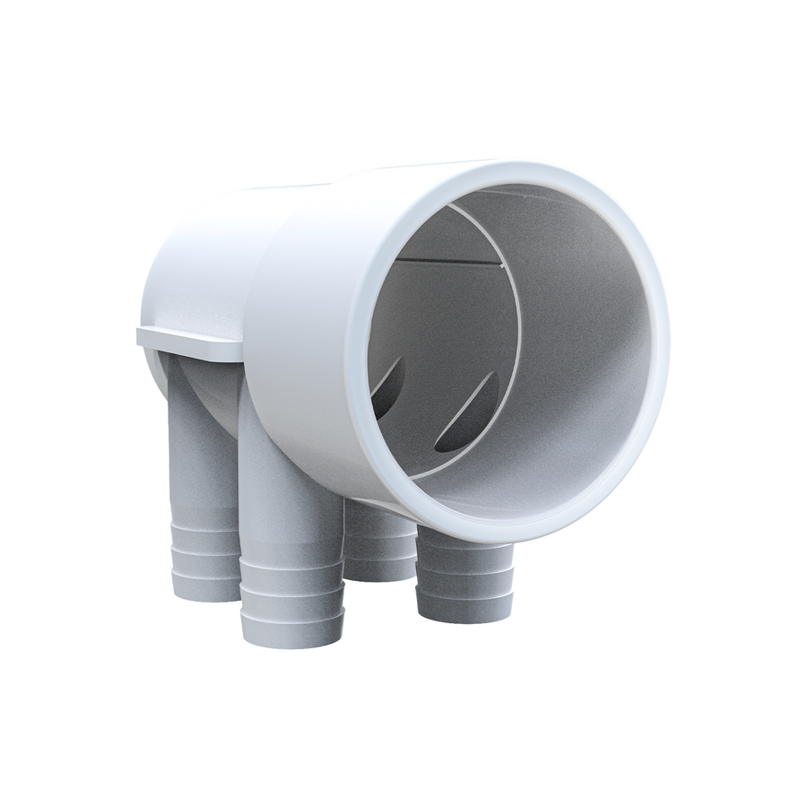Manifold 4 Puertos 3/4 2” Cerrado