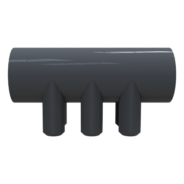 Manifold de 6 puertos 3/4" a 1.5" abierto (Jacuzzi)