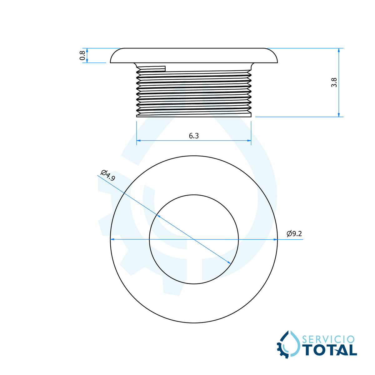 Plafón para Jet Ventury Súper – vista 4