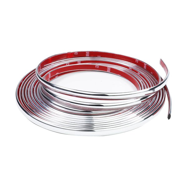 Moldura Cromada 8 mm Autoadherible