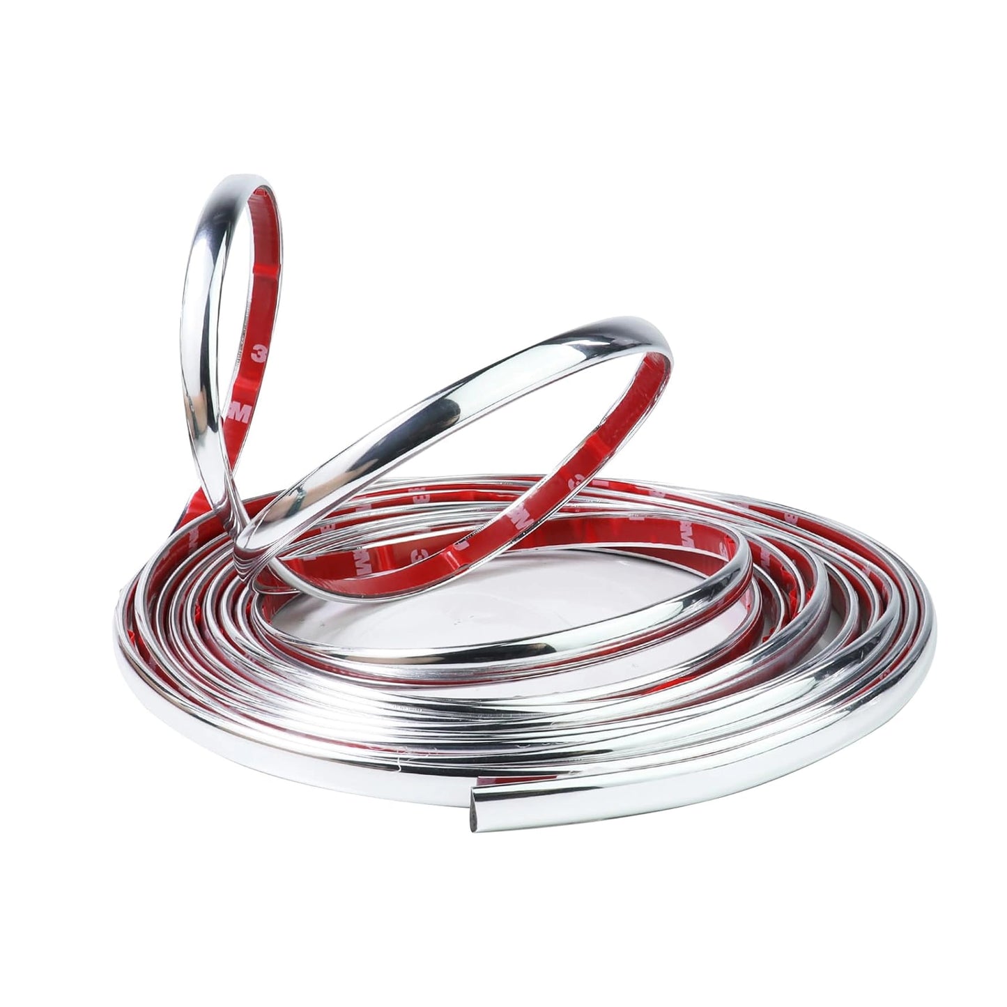 Moldura Cromada 8 mm Autoadherible