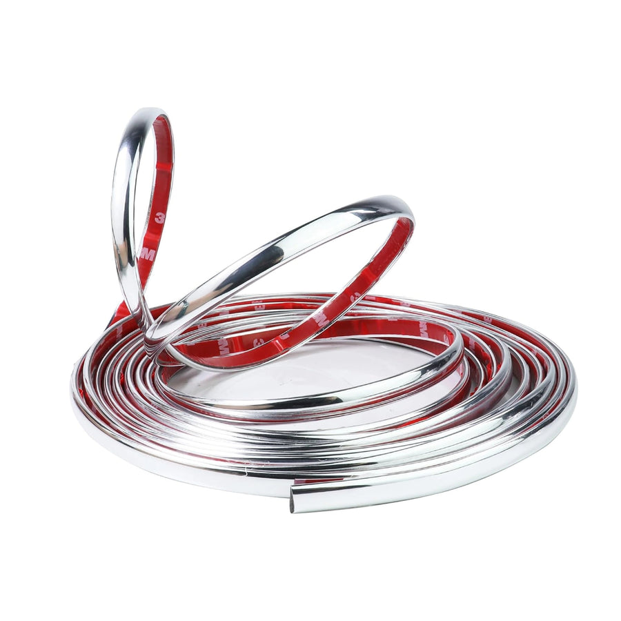 Moldura Cromada 8 mm Autoadherible