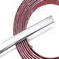 Moldura Cromada 8 mm Autoadherible