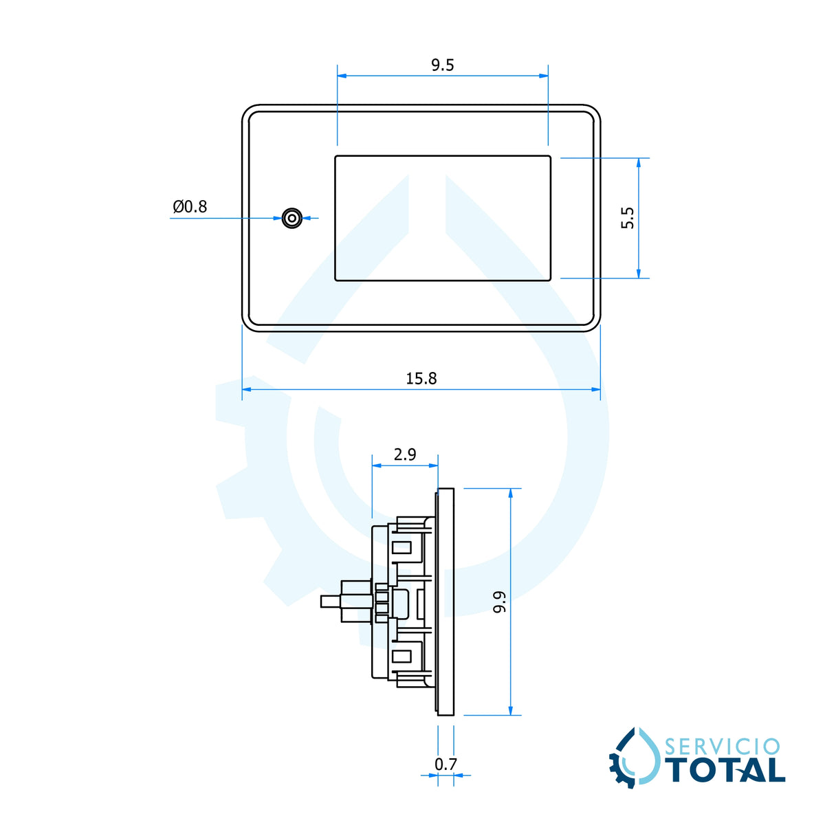 Panel de Control Táctil Interactivo Gecko IN.K1001 – vista 5