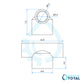 Tee reducida 1-1/2" a 1"