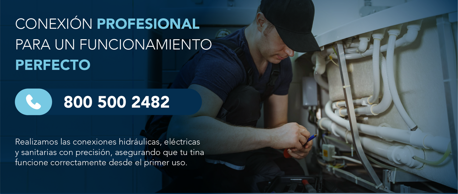 conexion tinas de baño para interior servicio Total todo México