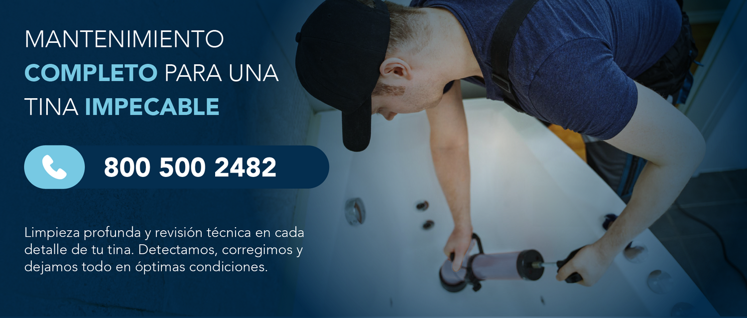 mantenimiento tinas hidromasaje en todo México Servicio Total