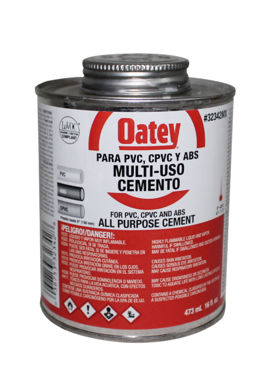 Pegamento multi-uso cemento Oatey