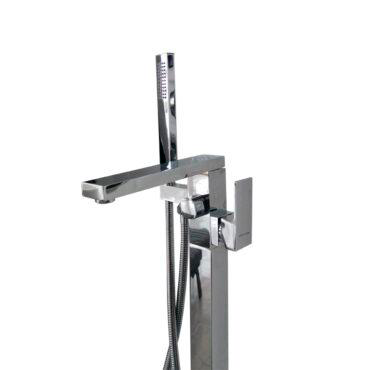 Llave de pedestal T-001 Aquaspa™ con ducha de mano