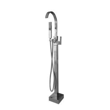 Llave de pedestal T-002 Aquaspa™ con ducha de mano